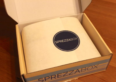 Sprezzabox geöffnet