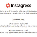 Instagress.com beendet seinen Service